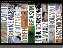 Tablet Screenshot of cayugamuseum.org